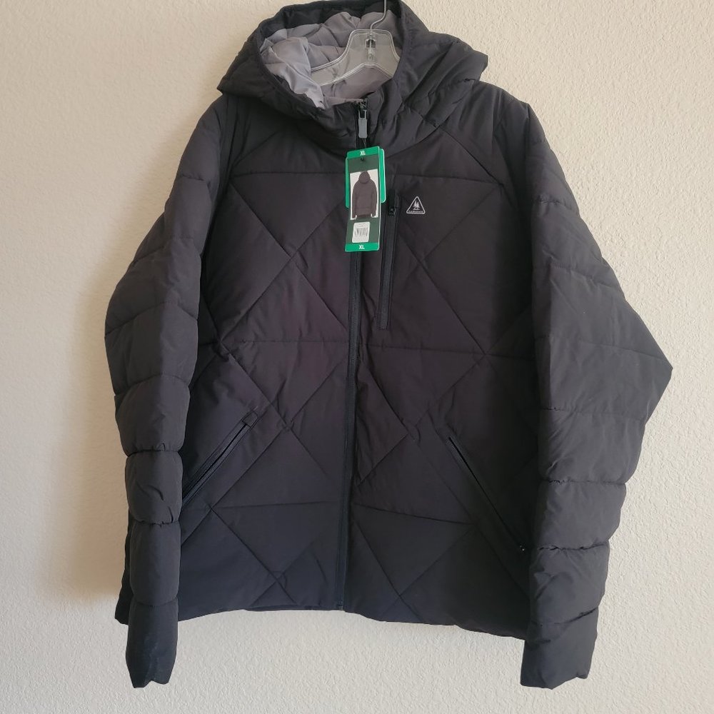 GH. Bass And Co. Men's Puffer Jacket Hooded NWT - Picture 2 of 9